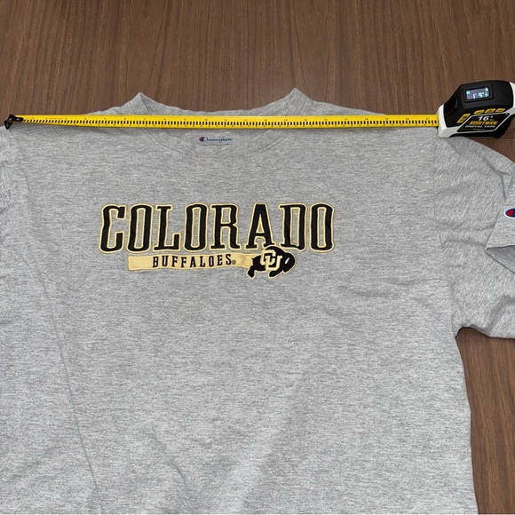 Colorado Buffalos Buffs CU Men’s XL Gray T-Shirt Embroidered Game‎ Day Retro - Picture 9 of 10